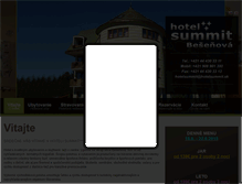 Tablet Screenshot of hotelsummit.sk